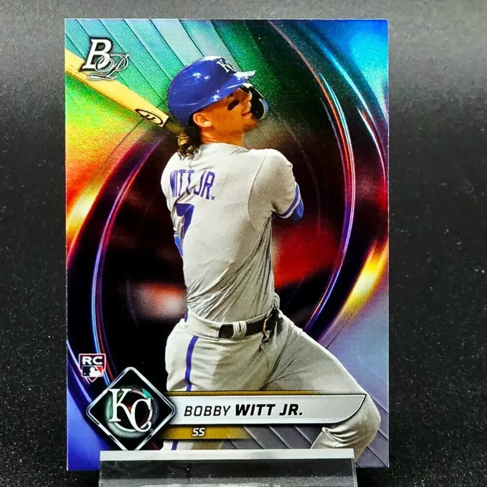 Bobby Witt Jr. Crusade Gold Bowman Platinum RC Kansas City Royals Star